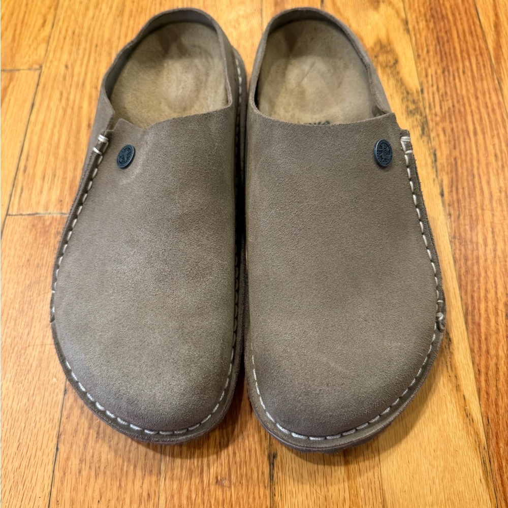Birkenstock Zermatt Premium Suede Leather Gray Taupe EU Size 39 US Size 8-8.5 - Picture 5 of 7